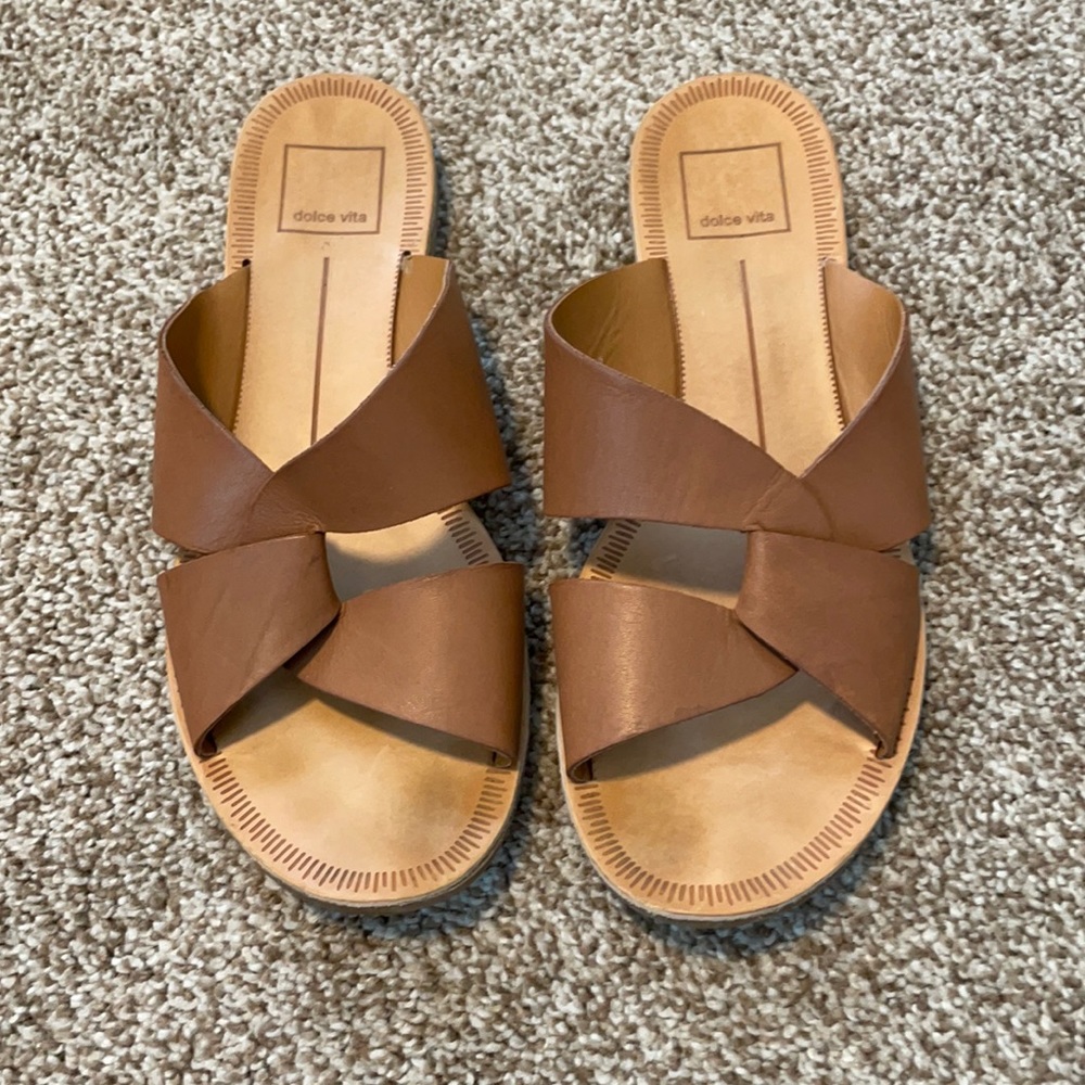 Dolce Vita • Leather Derby Slide